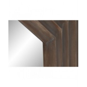 Specchio da parete Home ESPRIT Marrone Naturale Moderno 119 x 9 x 119 cm