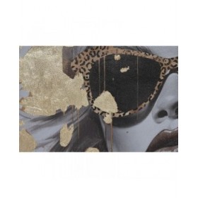 Quadro Home ESPRIT Dorato chica 70 x 3,5 x 70 cm (2 Unità)