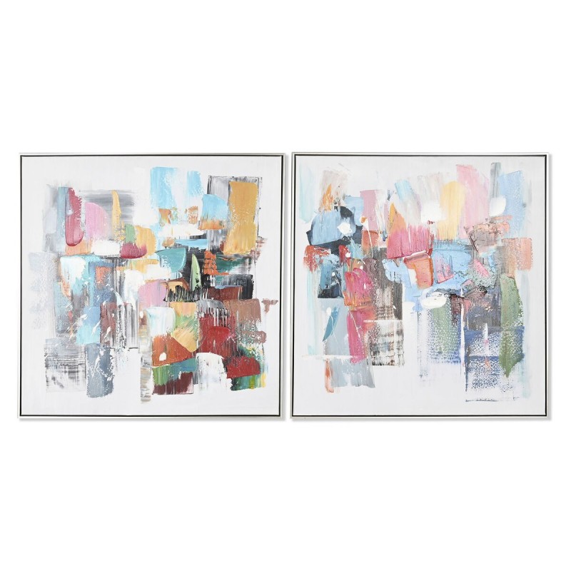 Quadro Home ESPRIT Astratto Moderno 82 x 4,5 x 82 cm (2 Unità)