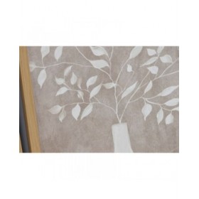 Quadro Home ESPRIT Vaso Scandinavo 30 x 2 x 30 cm (2 Unità)