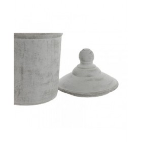 Vaso Home ESPRIT Grigio Cemento Orientale 19 x 19 x 31 cm
