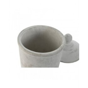Vaso Home ESPRIT Grigio Cemento Orientale 19 x 19 x 31 cm