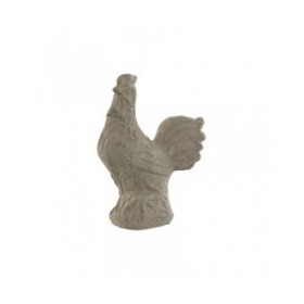 Statua Decorativa Home ESPRIT Grigio Gallina Finitura invecchiata 25 x 16 x 32 cm