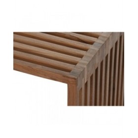 Set di 2 tavoli Home ESPRIT Naturale teak 116 x 60 x 46 cm