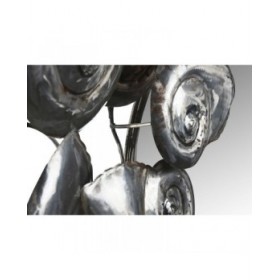 Specchio da parete Home ESPRIT Argentato 95 x 10 x 80 cm 90 x 10 x 80 cm