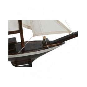 Statua Decorativa Home ESPRIT Bianco Marrone Mediterraneo 55 x 8 x 70 cm (3 Pezzi)