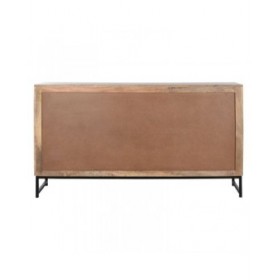 Credenza Home ESPRIT Marrone Nero Argentato 150 x 38 x 80 cm