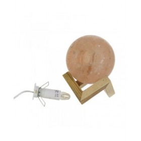Lampada da tavolo DKD Home Decor Marrone Rosa Esci Acacia 15 W 220 V 15 x 15 x 20 cm
