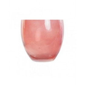 Vaso DKD Home Decor Nero Rosso Blu Marino Vetro Temperato 14 x 14 x 30 cm (3 Unità)