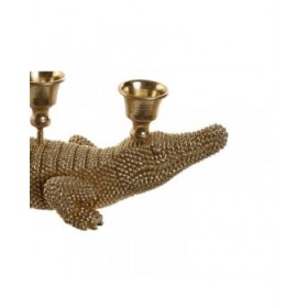 Statua Decorativa Home ESPRIT Dorato Candelabro 42,5 x 12,5 x 11,5 cm