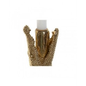 Statua Decorativa Home ESPRIT Dorato Coccodrillo 26,5 x 18 x 23,5 cm
