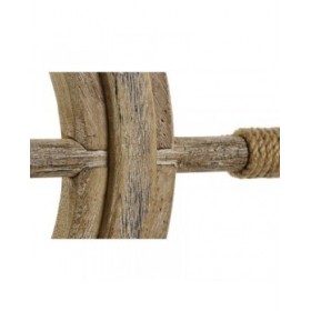 Decorazione da Parete Home ESPRIT Naturale Timone Finitura invecchiata 75 x 4 x 66 cm