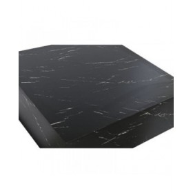 Tavolino da Caffè Home ESPRIT Nero Legno MDF 90 x 90 x 35 cm