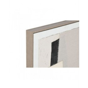 Quadro Home ESPRIT Astratto Città 82,3 x 4,5 x 82,3 cm (2 Unità)