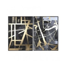 Quadro Home ESPRIT Moderno 103 x 4,5 x 143 cm (2 Unità)