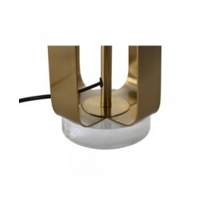 Lampada da tavolo Home ESPRIT Bianco Dorato Ferro 50 W 220 V 35 x 35 x 78 cm