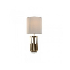 Lampada da tavolo Home ESPRIT Bianco Dorato Ferro 50 W 220 V 35 x 35 x 78 cm