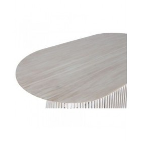 Tavolo da Pranzo Home ESPRIT Bianco legno di mindi 180 x 100 x 75 cm