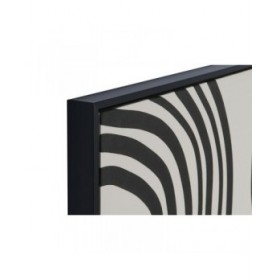 Quadro Home ESPRIT Nero Beige Moderno 83 x 4,5 x 123 cm (2 Unità)