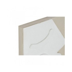 Quadro Home ESPRIT Bianco Beige Astratto Scandinavo 40 x 3 x 50 cm (4 Unità)