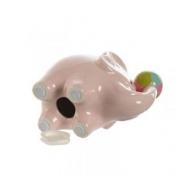 Salvadanaio Home ESPRIT Dolomite Elefante 17 x 11 x 14,5 cm (2 Unità)