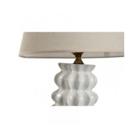 Lampada da tavolo Home ESPRIT Bianco Porcellana 50 W 220 V 40 x 40 x 65 cm