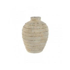 Vaso Home ESPRIT Bianco Magnesio 32 x 32 x 41 cm