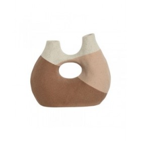 Vaso Home ESPRIT Tricolore Ceramica Astratto 24 x 11 x 21 cm