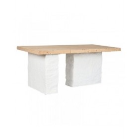 Tavolo da Pranzo Home ESPRIT Bianco Resina Abete 180 x 90 x 77 cm