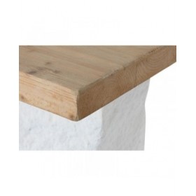 Tavolo da Pranzo Home ESPRIT Bianco Resina Abete 180 x 90 x 77 cm