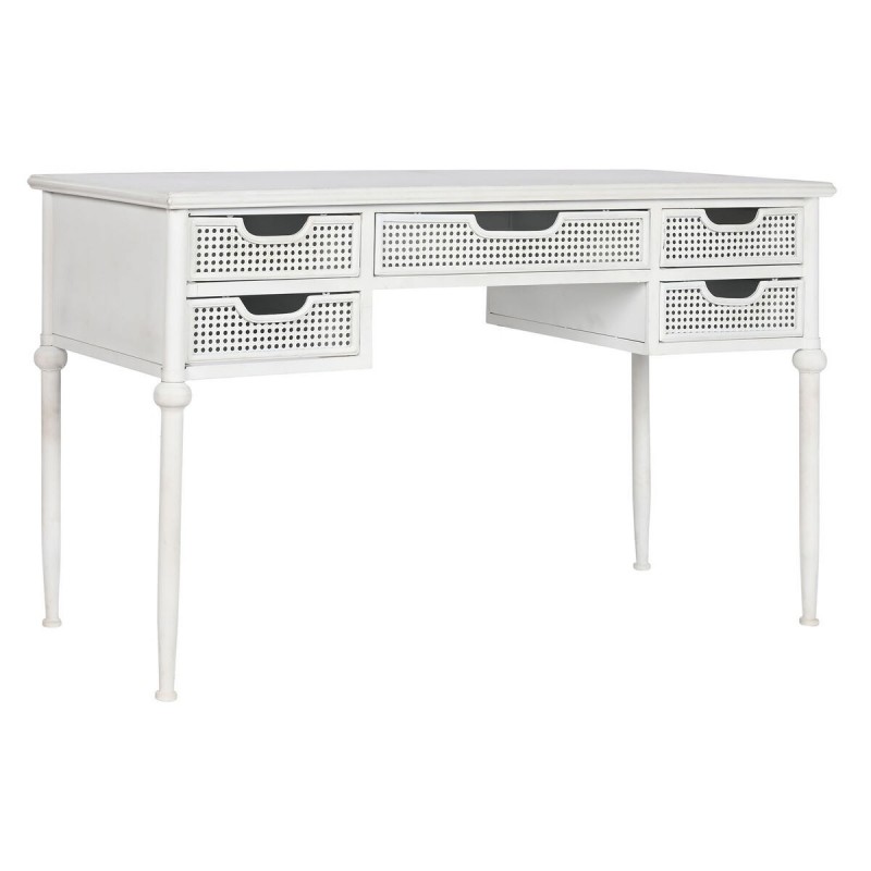 Scrivania Home ESPRIT Bianco Metallo 122 x 50 x 76 cm