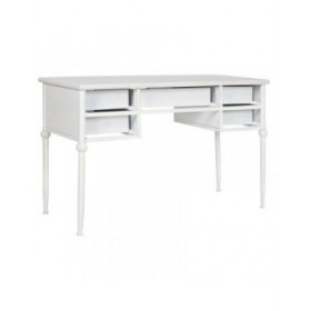 Scrivania Home ESPRIT Bianco Metallo 122 x 50 x 76 cm