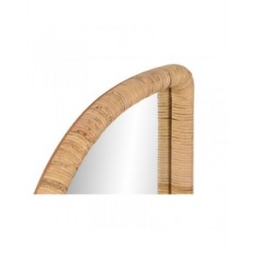 Specchio da parete Home ESPRIT Naturale Moderno Scandi 50 x 4 x 120 cm