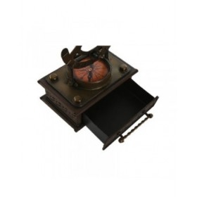 Statua Decorativa Home ESPRIT Marrone Bronce Vintage 21,5 x 11 x 22,5 cm