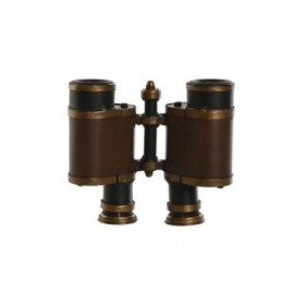 Statua Decorativa Home ESPRIT Marrone Bronce Binocolo Vintage 17,5 x 16 x 7 cm