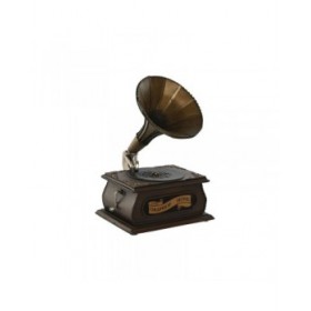Statua Decorativa Home ESPRIT Bronce Vintage 17 x 17,5 x 22 cm