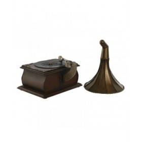 Statua Decorativa Home ESPRIT Bronce Vintage 17 x 17,5 x 22 cm