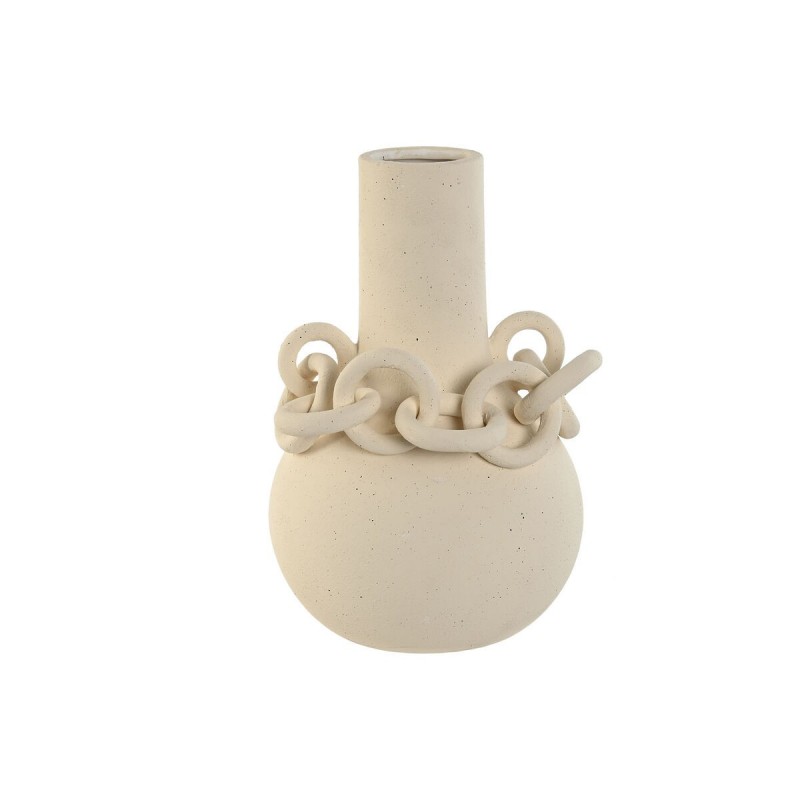 Vaso Home ESPRIT Bianco Ceramica Gres Moderno 22 x 20 x 30 cm