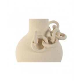 Vaso Home ESPRIT Bianco Ceramica Gres Moderno 22 x 20 x 30 cm