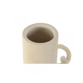 Vaso Home ESPRIT Bianco Ceramica Gres Moderno 22 x 20 x 30 cm