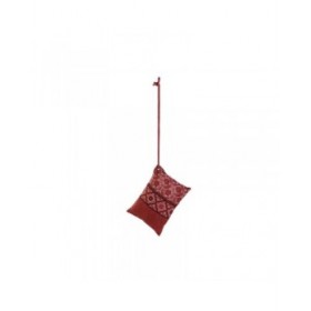 Cuscino Home ESPRIT Rosso Verde Corallo 30 x 10 x 20 cm (3 Unità)