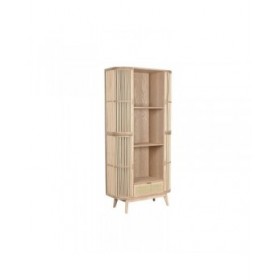 Scaffale Home ESPRIT Naturale Rattan Abete 88 x 36 x 180 cm