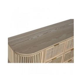 Cassettiera Home ESPRIT Dorato Naturale Abete 120 x 40 x 80 cm