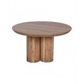 Tavolino da Caffè Home ESPRIT Marrone Naturale Legno di acacia 80 x 80 x 45 cm