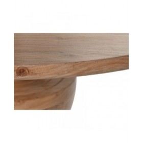 Tavolo da Pranzo Home ESPRIT Marrone Naturale Acacia 115 x 115 x 76 cm