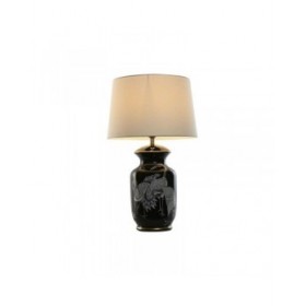 Lampada da tavolo Home ESPRIT Nero Dorato Ceramica 50 W 220 V 40 x 40 x 70 cm