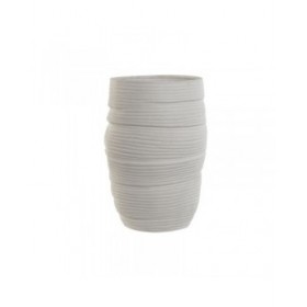 Vaso Home ESPRIT Bianco Ceramica 27 x 27 x 37 cm