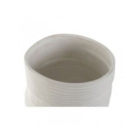 Vaso Home ESPRIT Bianco Ceramica 27 x 27 x 37 cm