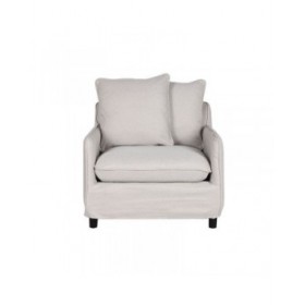 Poltrona Home ESPRIT Beige 85 x 85 x 74 cm