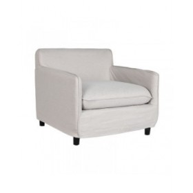 Poltrona Home ESPRIT Beige 85 x 85 x 74 cm